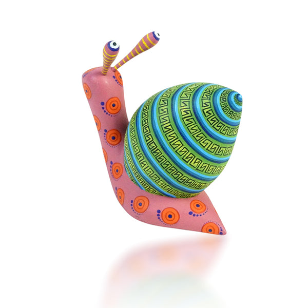 Isabel Fabian: Little Snail Oaxaca Woodcarving