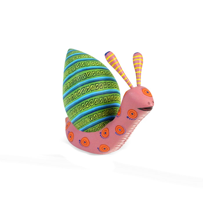 Isabel Fabian: Little Snail Oaxaca Woodcarving