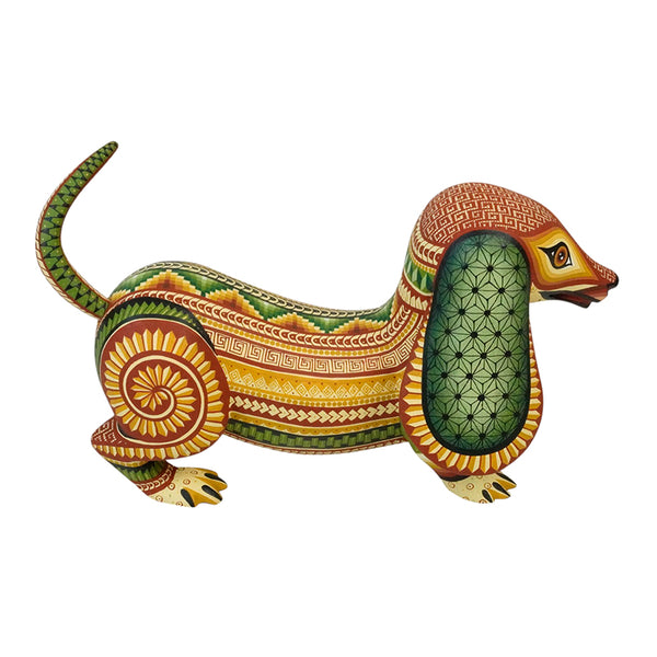 Ivan Fuentes: Elegant Dachshund Woodcarving