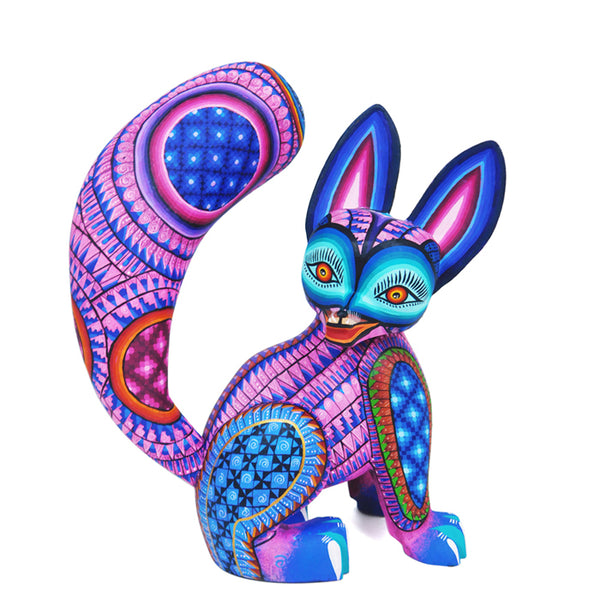 Ivan Fuentes: Rosa Mexicano Fox Woodcarving