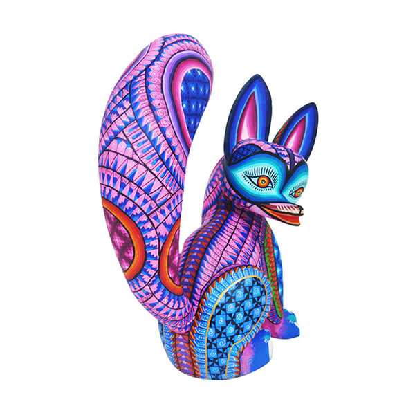 Ivan Fuentes: Rosa Mexicano Fox Woodcarving