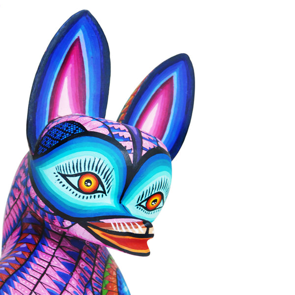 Ivan Fuentes: Rosa Mexicano Fox Woodcarving