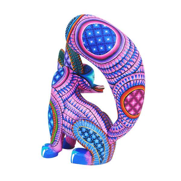 Ivan Fuentes: Rosa Mexicano Fox Woodcarving