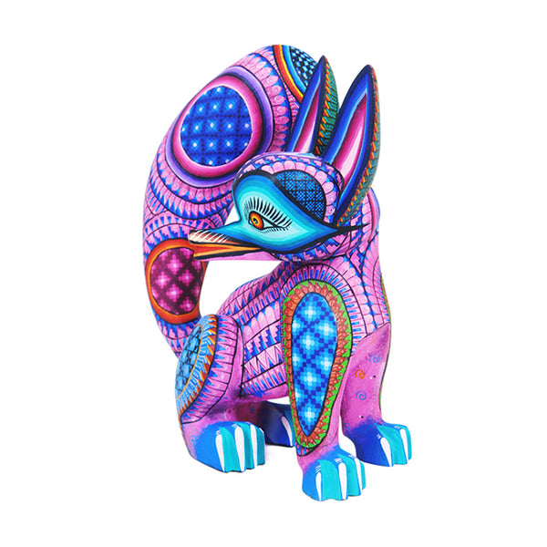 Ivan Fuentes: Rosa Mexicano Fox Woodcarving