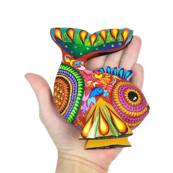 Ivan Fuentes: Kaleidoscope Fish Woodcarving