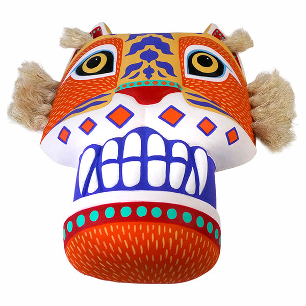 Luis Pablo: Tribal Jaguar Mask Alebrije