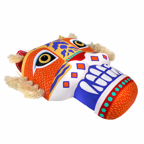 Luis Pablo: Tribal Jaguar Mask Alebrije