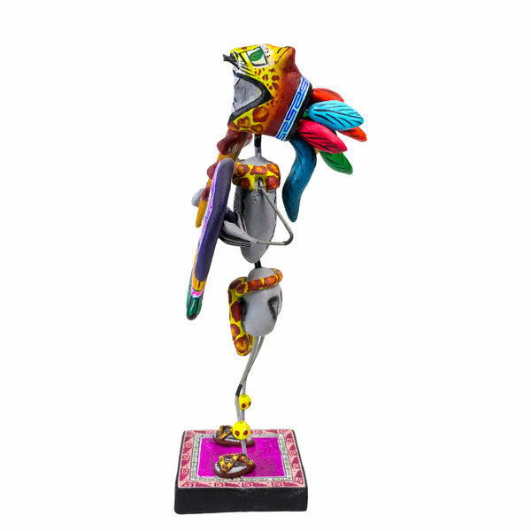 Saul Montesinos: Jaguar Warrior Skeleton Ceramic