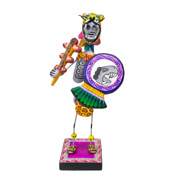 Saul Montesinos: Jaguar Warrior Skeleton Ceramic