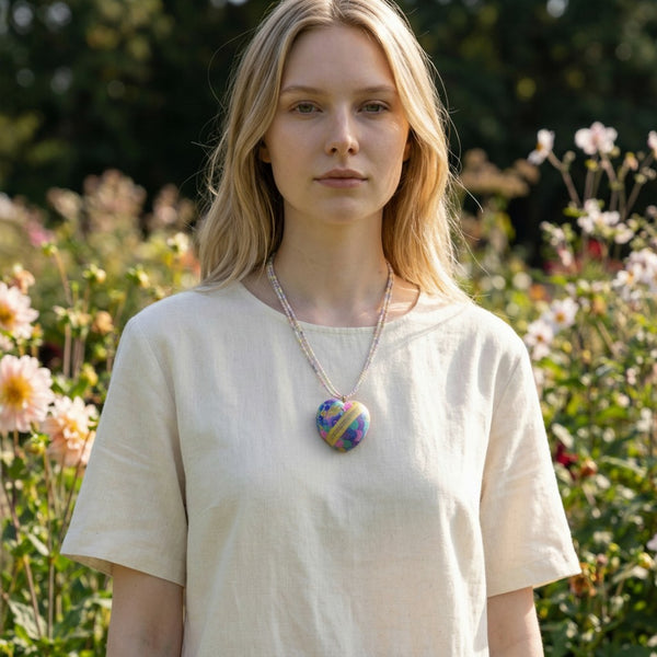 Javier Jimenez: Heart Necklace Oaxaca