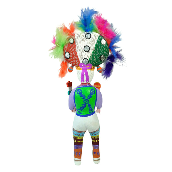 Juventino Melchor: Dance of the Feather Woodcarving