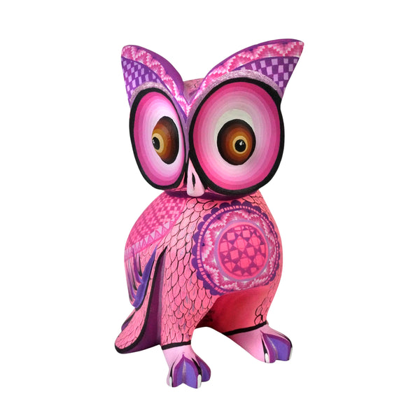 (LYWY) Lucero Fuentes: Beautiful Owl Woodcarving