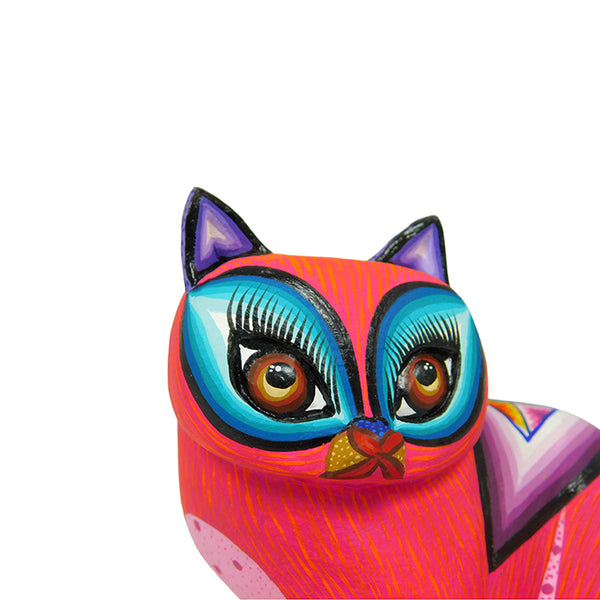 Lucero Fuentes: Little Cat Woodcarving