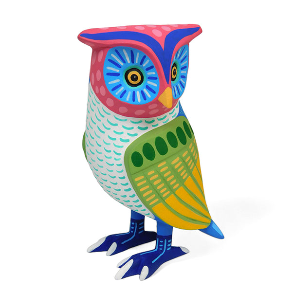 Luis Pablo: Contemporary Owl Woodcarving