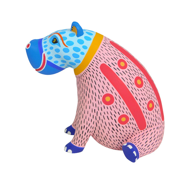 Luis Pablo: Baby Hippo Woodcarving