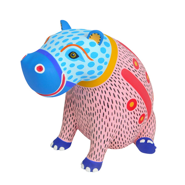 Luis Pablo: Baby Hippo Woodcarving