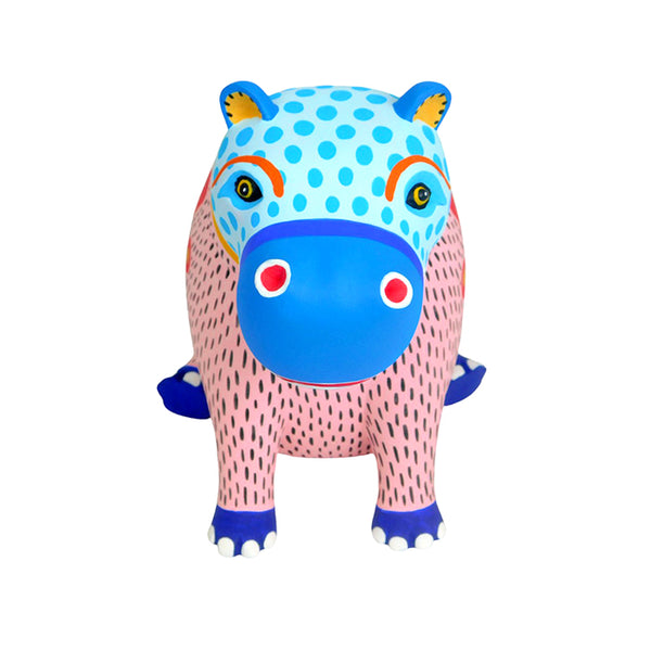 Luis Pablo: Baby Hippo Woodcarving