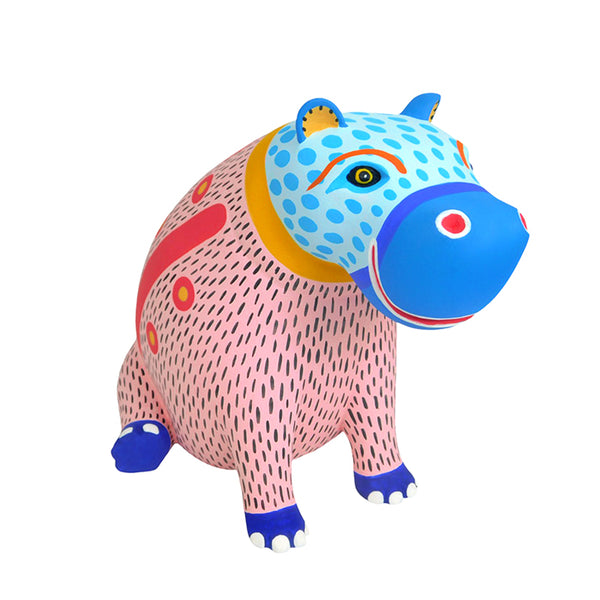 Luis Pablo: Baby Hippo Woodcarving