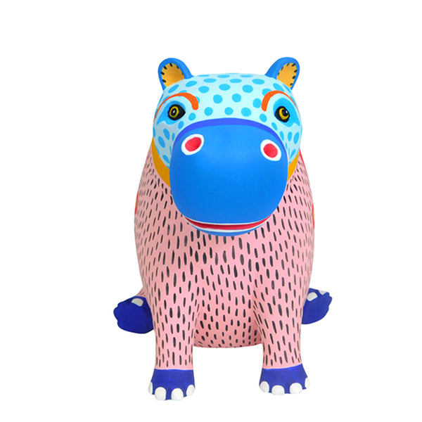 Luis Pablo: Baby Hippo Woodcarving