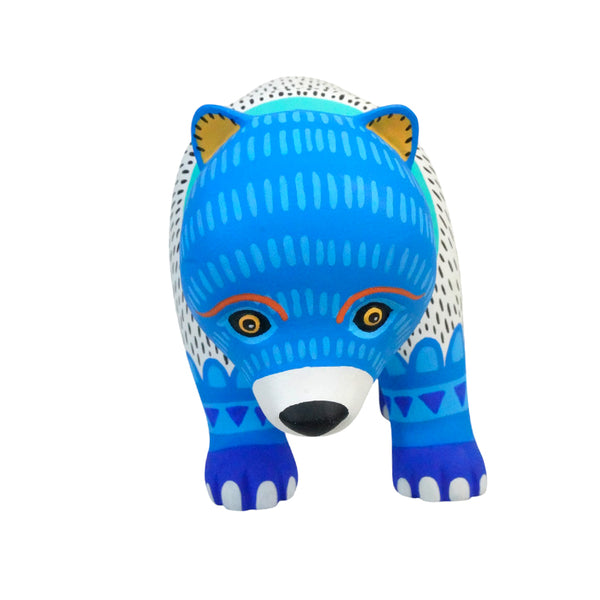 Luis Pablo: Bear Cub Woodcarving