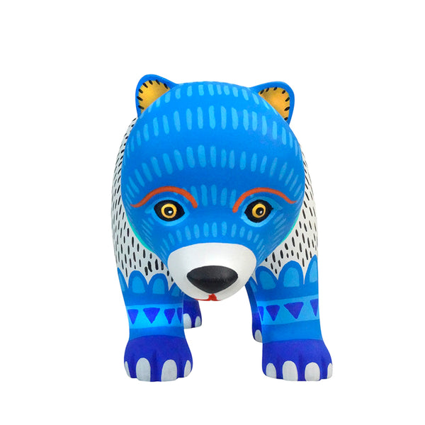 Bear cub Mexican folk art figurine alebrije