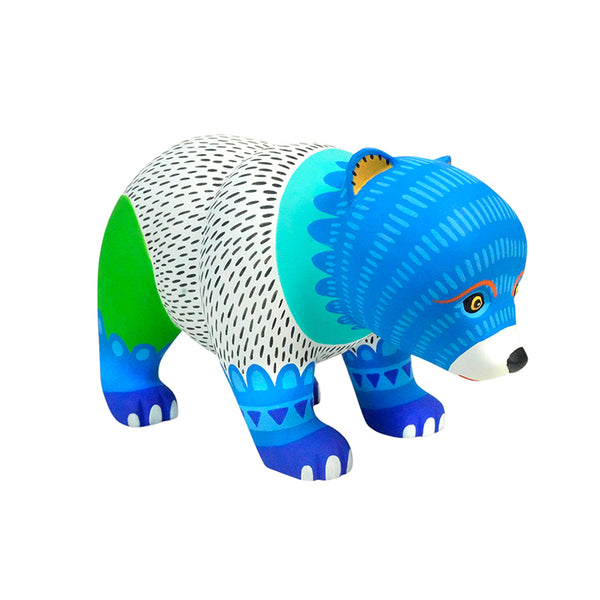 Luis Pablo: Bear Cub Woodcarving