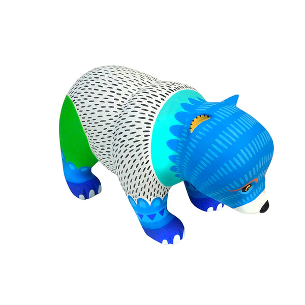 Luis Pablo: Bear Cub Woodcarving