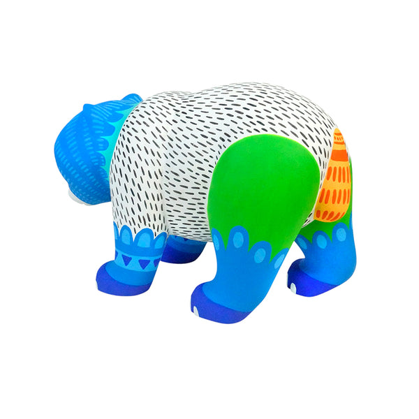 Luis Pablo: Bear Cub Woodcarving