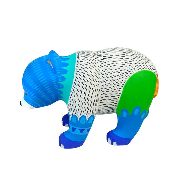 Luis Pablo: Bear Cub Woodcarving