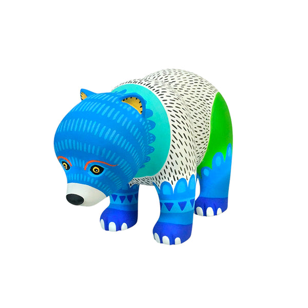 Luis Pablo: Bear Cub Woodcarving