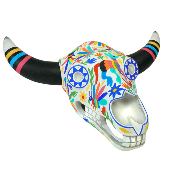 Luis Pablo: Spectacular Bull Skull Mask Woodcarving