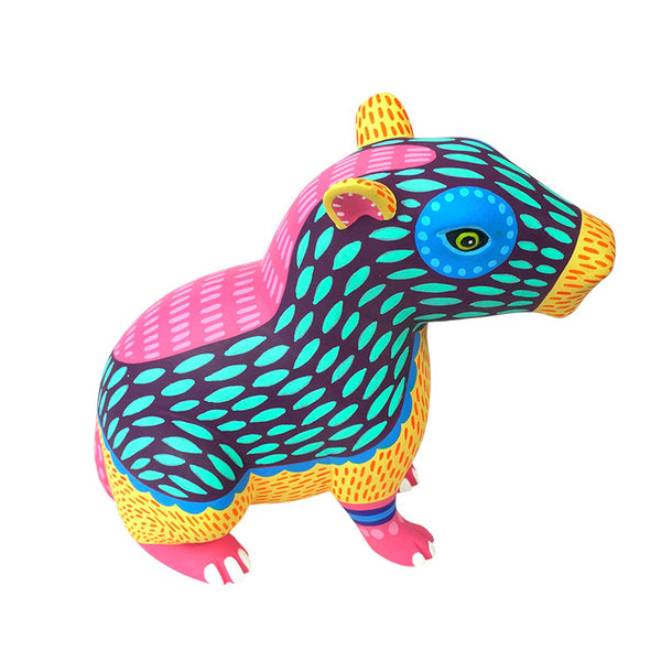 Luis Pablo: Joyful Capybara Woodcarving