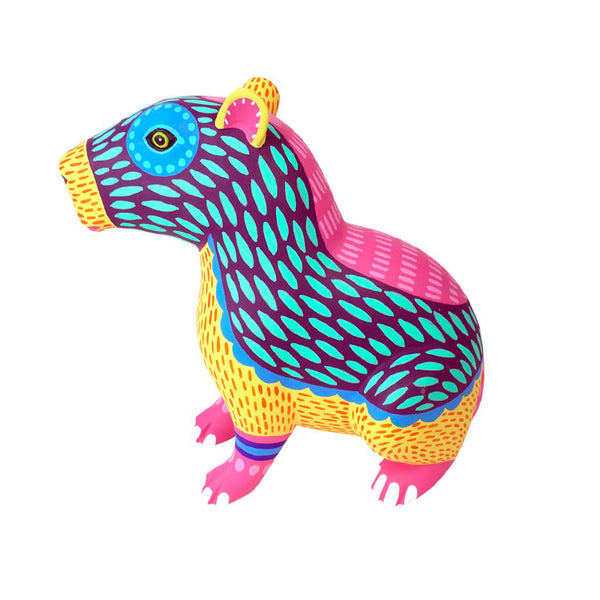 Luis Pablo: Joyful Capybara Woodcarving