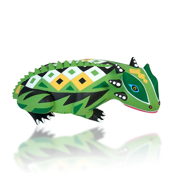 Luis Pablo: Texas Horned Lizard Woodcarving