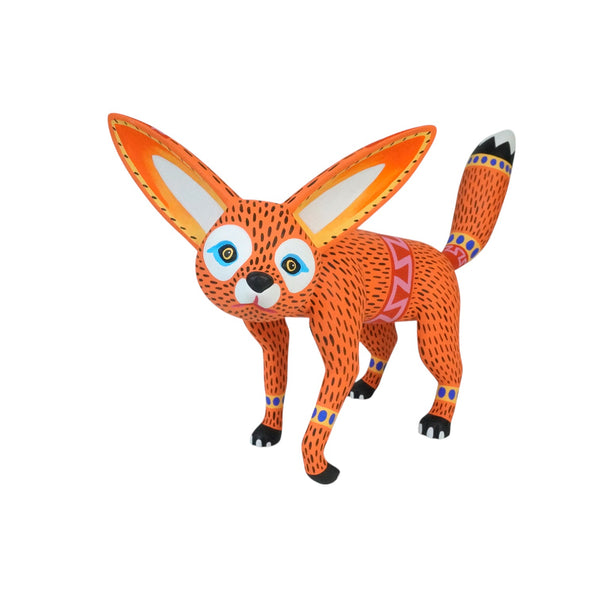 Luis Pablo: Fennec Fox Alebrije Woodcarving