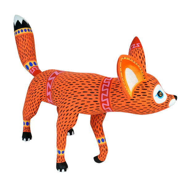 Luis Pablo: Fennec Fox Alebrije Woodcarving