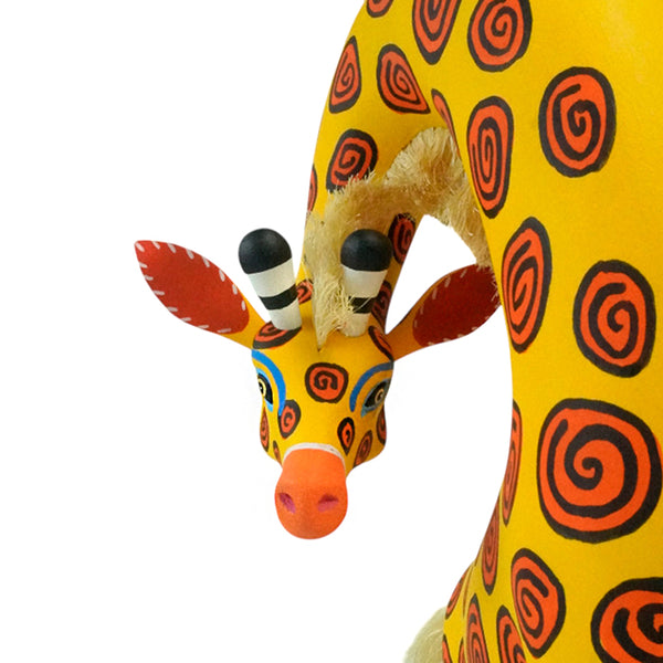 Luis Pablo: Giraffe Oaxaca Woodcarving