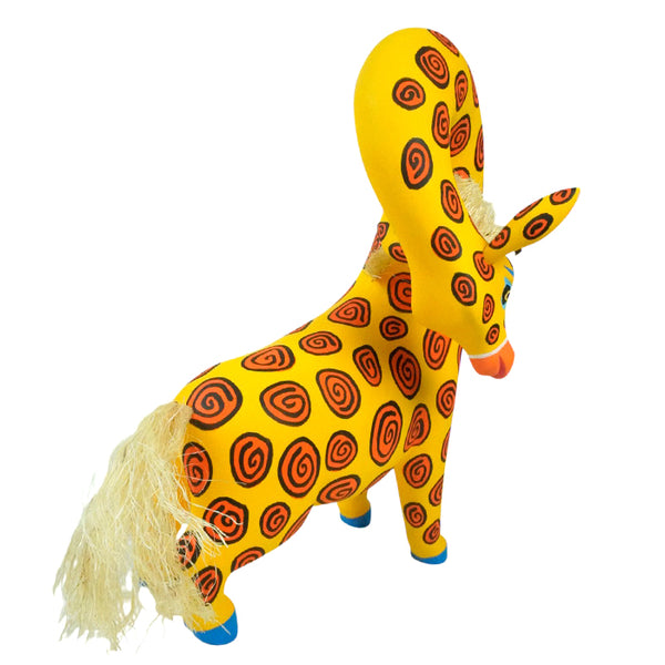 Luis Pablo: Giraffe Oaxaca Woodcarving