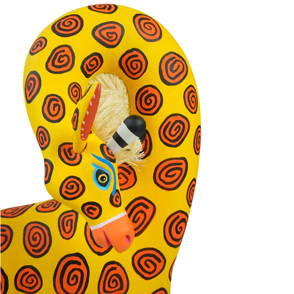 Luis Pablo: Giraffe Oaxaca Woodcarving