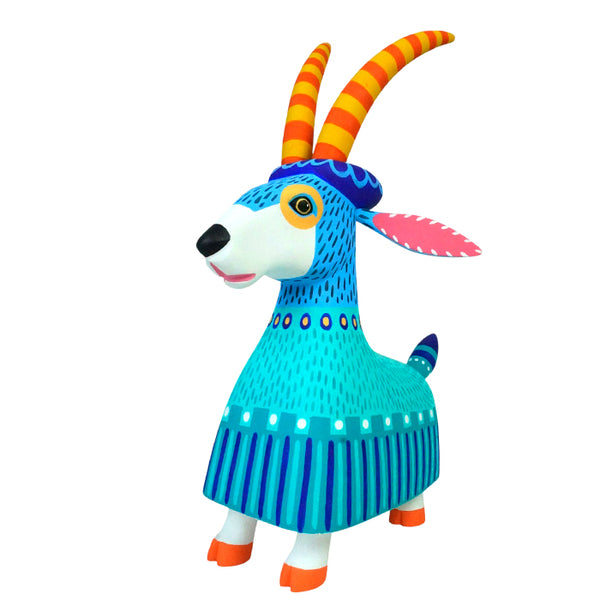 Luis Pablo: Medieval Court Goat Woodcarving