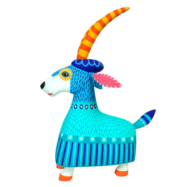 Luis Pablo: Medieval Court Goat Woodcarving