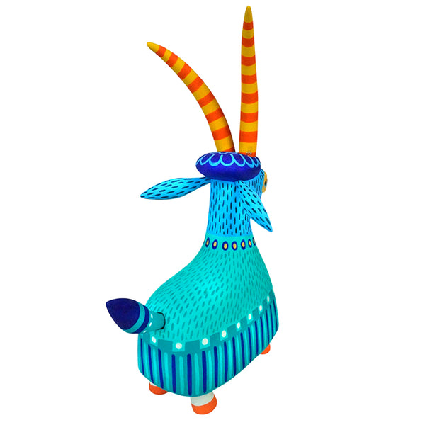 Luis Pablo: Medieval Court Goat Woodcarving