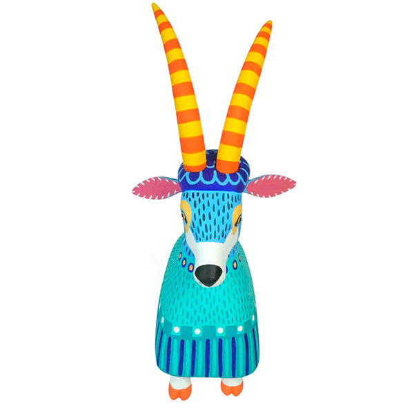 Luis Pablo: Medieval Court Goat Woodcarving