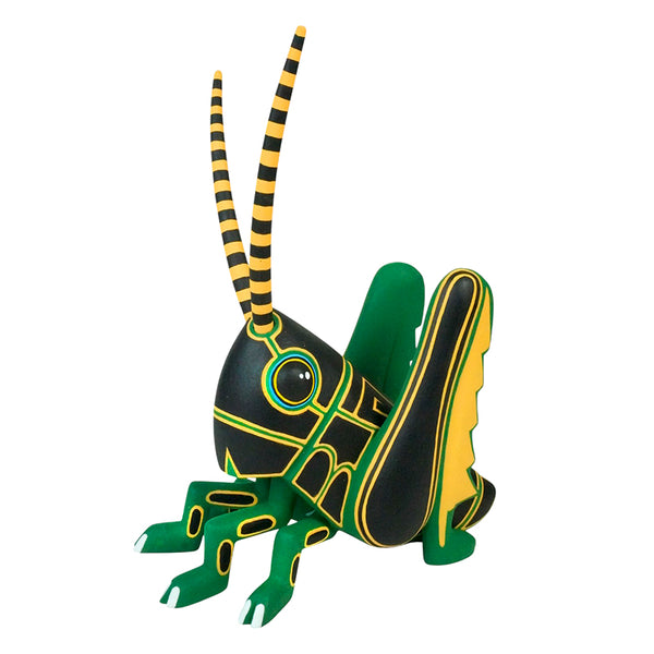 Luis Pablo: Chapulin Grasshopper Woodcarving