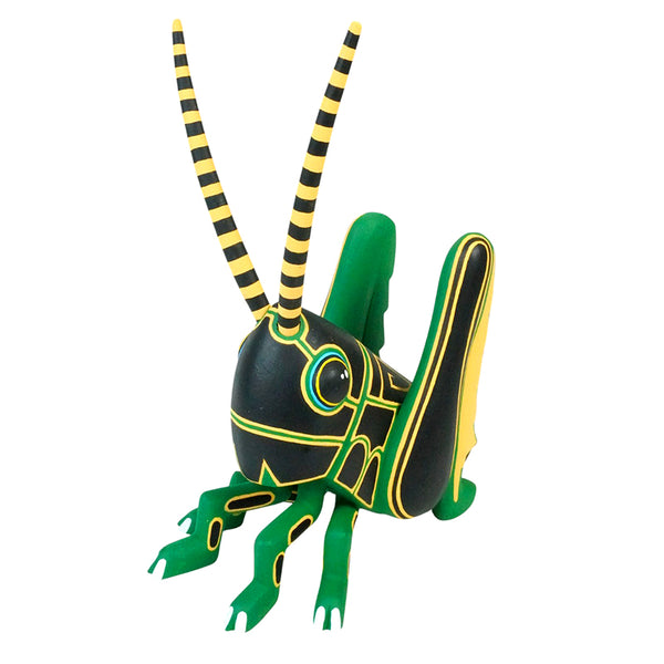 Luis Pablo: Chapulin Grasshopper Woodcarving