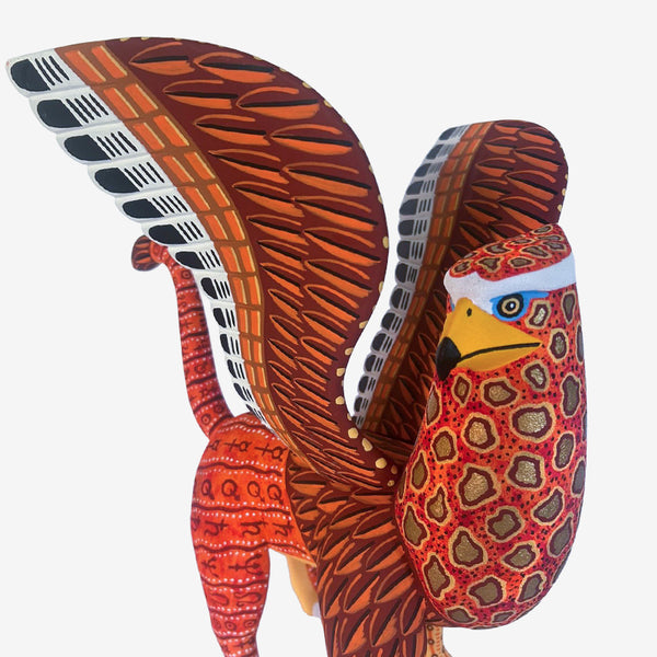 Luis Pablo: Mythical Griffin Woodcarving