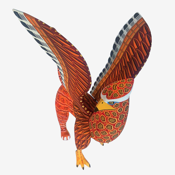 Luis Pablo: Mythical Griffin Woodcarving