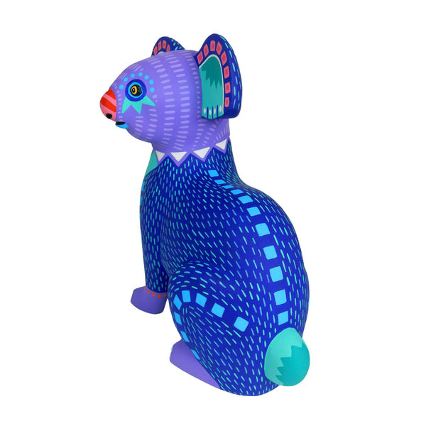 Koala Mexican figurine woodcarving from Oaxaca