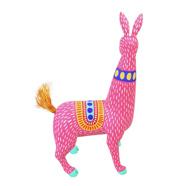 Luis Pablo: Llama Woodcarving