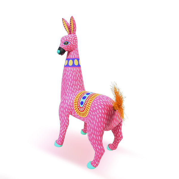 Luis Pablo: Llama Woodcarving